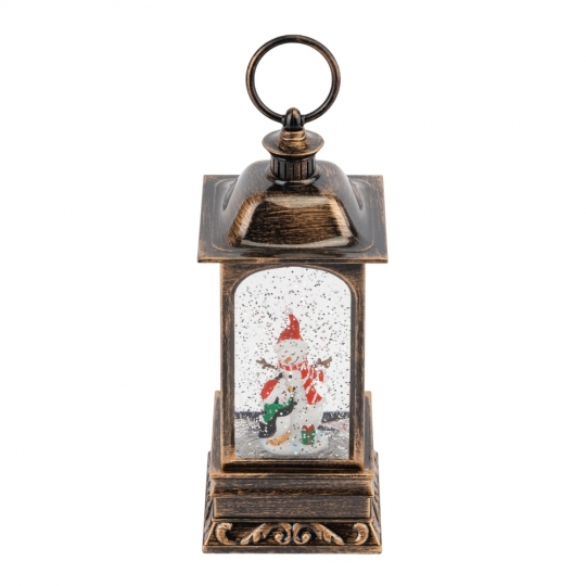 Новорічний ліхтар з підсвіткою та музикою 