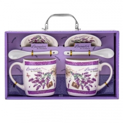 Набор кружек "Лаванда" * Рандомный выбор дизайна (8901-019)