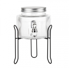 Лимонадниця з краном на металевій підставці "Еліксир бадьорості", 2,5 л (9227-001)