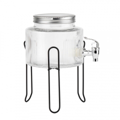 Лимонадниця з краном на металевій підставці "Еліксир бадьорості", 2,5 л (9227-001)