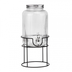 Лимонадниця з краном на металевій підставці "Живильна прохолода", 3,8 л (9227-002)