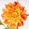 Искусственная георгина с 3 бутонами, оранжевая, 64 см СПАСЕННАЯ ПОЗИЦИЯ (9259-127)