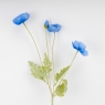 Искусственный мак, голубой, 61 см СПАСЕННАЯ ПОЗИЦИЯ (9259-129)