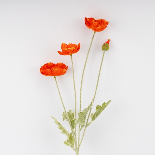 Искусственный мак, оранжевый, 61 см СПАСЕННАЯ ПОЗИЦИЯ (9259-130) Искусственный мак, оранжевый, 61 см СПАСЕННАЯ ПОЗИЦИЯ (9259-130)