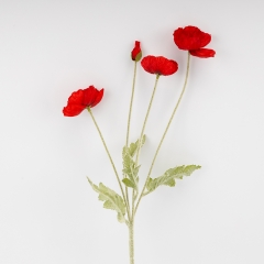 Искусственный мак, красный, 61 см СПАСЕННАЯ ПОЗИЦИЯ (9259-131)