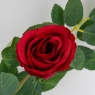 Искусственный куст роз, красный, 88 см (9270-016)