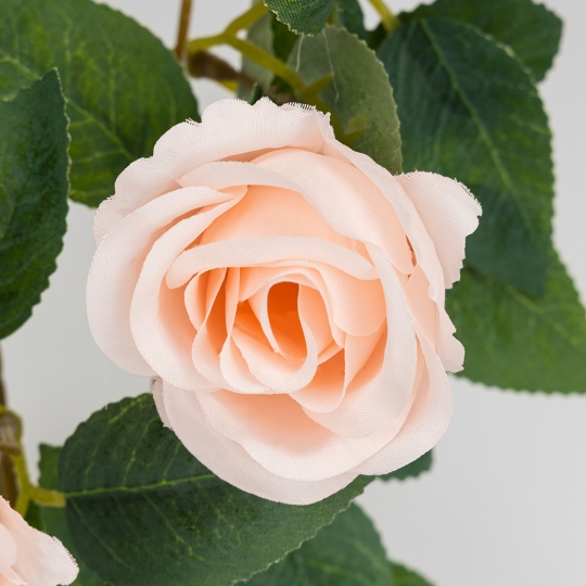 Искусственный куст роз, нежно-розовый, 88 см (9270-017) Искусственный куст роз, нежно-розовый, 88 см (9270-017)