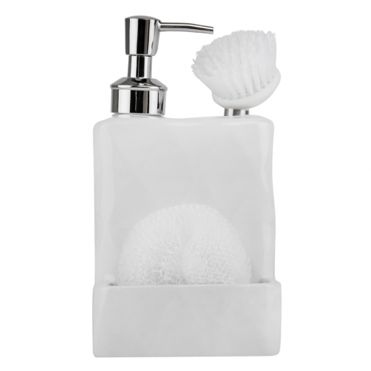 Диспенсер с губкой и щеткой 