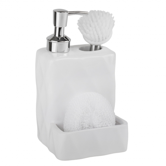 Диспенсер с губкой и щеткой 