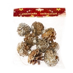 УЦІНКА Декор "Шишки в снігу" (відклеюється кріплення) (8003-010)