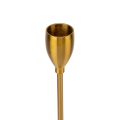 Набір з 3 підсвічників "Золота елегантність", золотий, 32*27*22 см (9260-003)