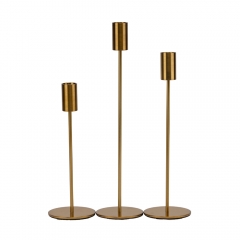 Набір з 3 підсвічників "Скандинавський акцент", золотий, 32*27*22 см (9260-004)
