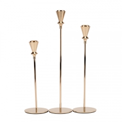 Набір з 3 підсвічників "Геометрія світла", золотий, 33,5*28,5*24 см (9260-006)