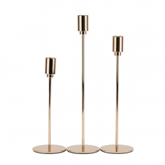 Набір з 3 підсвічників "Сучасна класика", золотий, 32*27*22 см (9260-007)