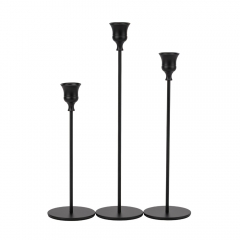 Набір з 3 підсвічників "Чорна вишуканість", чорний, 32*27*22 см (9260-009)