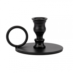 Підсвічник "Вінтажна ніч", чорний, 6,5 см (9260-012)