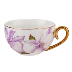 Порцелянова кружка  з блюдцем “Ceramic Grace”, 200 мл * Рандомний вибір дизайну (9217-011)