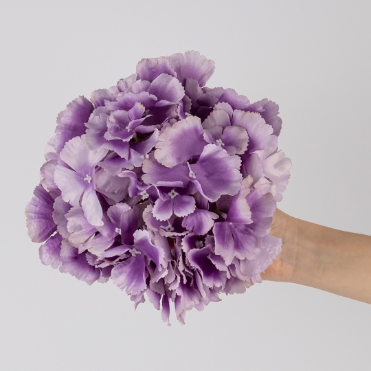 Головка гортензии, сиреневая, 20 см (19222-004)
