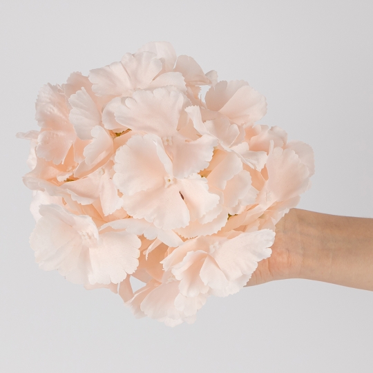 Головка гортензии, нежно-розовая, 20 см (19222-005)