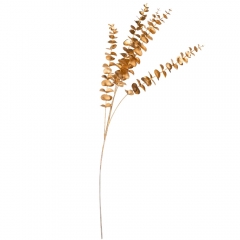 Декоративна гілка "Евкаліпт", золота, 80 см (9156-017)