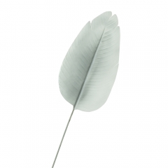 Пальмовий лист, сірий (8725-035)