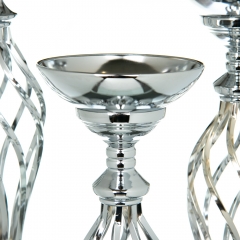 Набір флористичних підставок "Лукреція", срібло (2009-054)