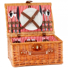 Корзина для пикника "На пляже" на 2 персоны, бежевый (0503-025)