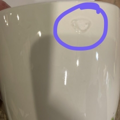 УЦІНКА Чашка Квітковий кролик із рожевою ручкою (550 мл.) (Дефект заливки кераміки,наплив) (00BR-4002-004)