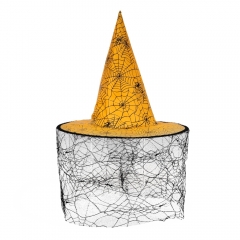 Серія капелюхів відьми "Кольорове павутиння", 32 см ,3 види (9243-006)