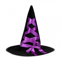 Капелюх відьми "Стильна чаклунка", 37 см (9243-009)