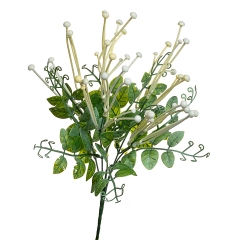 Квітки штучні, білі, 36 см (8408-023)