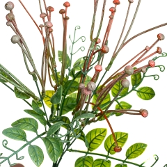 Квітки штучні, червоні, 38 см (8408-024)