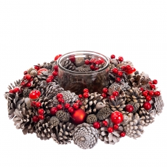 Вінок зі свічником "Дари лісу" (8004-001)