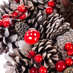 Вінок зі свічником "Дари лісу" (8004-001)