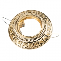 Світильник точковий декоративний "Бароко", золотий, 10 см (FP006)