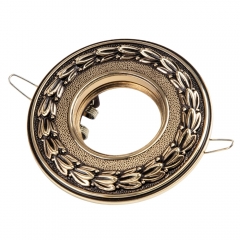 Світильник точковий декоративний "Бароко", бронзовий, 10 см (FP012)