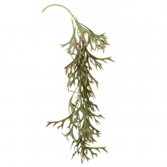 Штучна ампельна гілка, зелено-рожева, 80 см (8723-024)