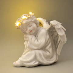 Сплячий янгол, що світиться 15*15*14.5CM (6000-007AN)