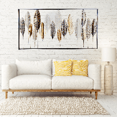 Декор настенный "Этно листья", 135 см (8926-006)