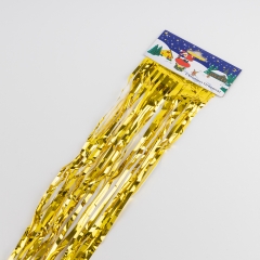 Дощик на ялинку новорічний, жовтий, 1 м (9254-002)