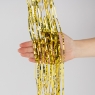 Дождик на елку новогодний, золотой, 1 м (9254-002)