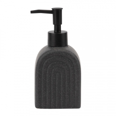 Набор для ванной "Мягкие линии", черный, 18 см СПАСЕННАЯ ПОЗИЦИЯ (9277-003)