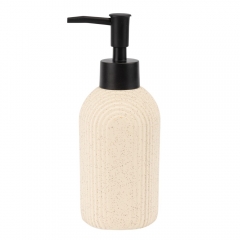 Набор для ванной комнаты "Тонкие линии", бежевый, 21 см СПАСЕННАЯ ПОЗИЦИЯ (9277-004)