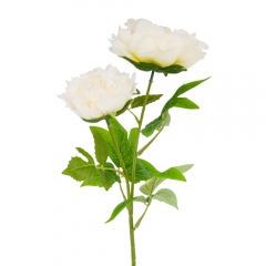 Искусственные пионы, кремовые, 60 см (9207-029)
