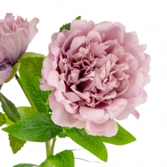 Искусственные пионы, пудрово-сиреневые, 60 см (9207-031)