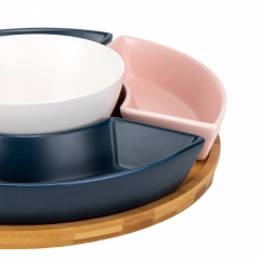 Набір менажнець на підставці, круглий (8900-015)