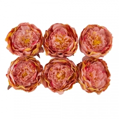 Головка півонії, кремово-рожева, 11 см (8502-002/1)