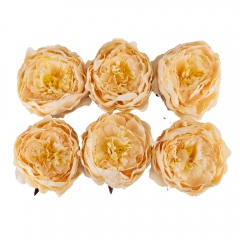 Головка півонії, кремова, 11 см (8502-002/2)