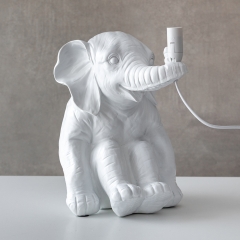 Лампа "Белый слон", белая (2014-007)