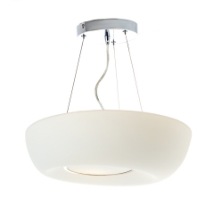 Люстра стельова кругла білого кольору (VL004/1)